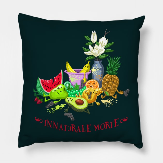 INNATURALE MORTE Pillow by ugurbs