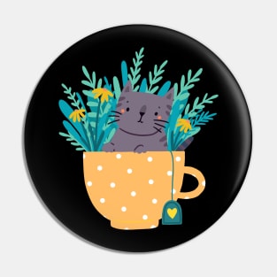 An antidepressant cat Pin