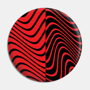 PewDiePie Wavy Pattern Pin