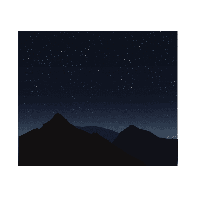 Midnight at the peak by BeCreativeArts