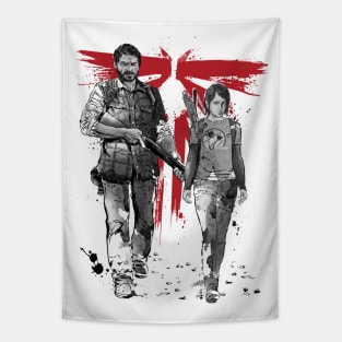 Lone Survivor and Cub Tapestry