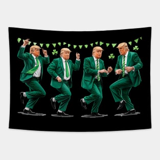 Trump Dance St Patrick_S Day Tapestry
