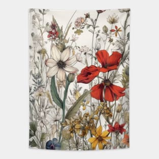 Wildflowers - Botanical Bliss 02 Tapestry