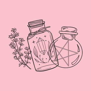 Magic herbs and jar T-Shirt