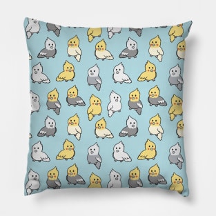 Cute Cockatiel Pattern Pillow