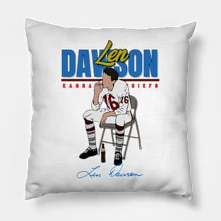 Len Dawson Aesthetic Tribute 〶 Pillow