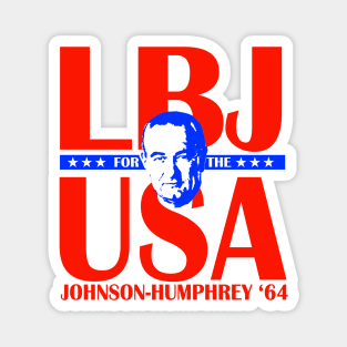 LBJ for the USA Magnet