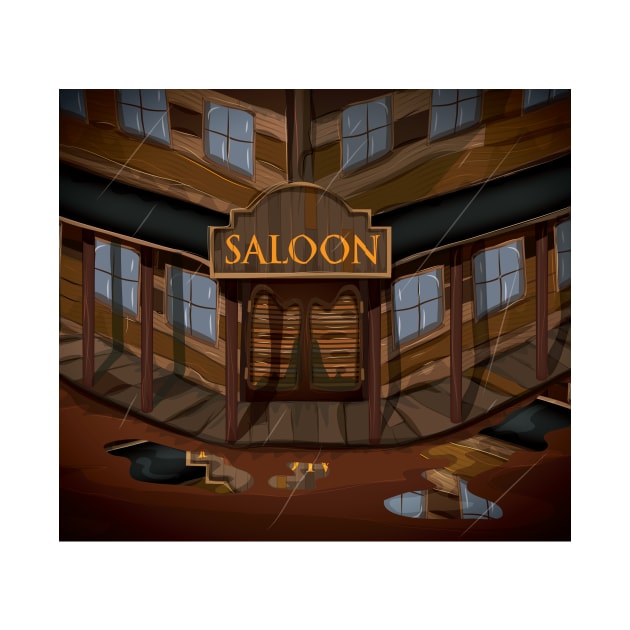 Wild West Saloon by nickemporium1