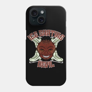 Ice skating Devil Phone Case