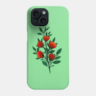 Pretty red flower Phone Case