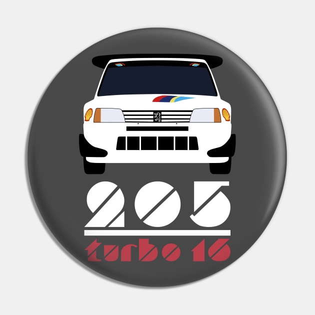 Peugeot 205 T16 Pin by AutomotiveArt