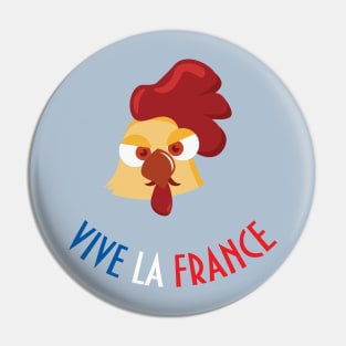 Vive la France Rooster Pin