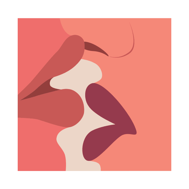 Women Kissing by Styleinshirts