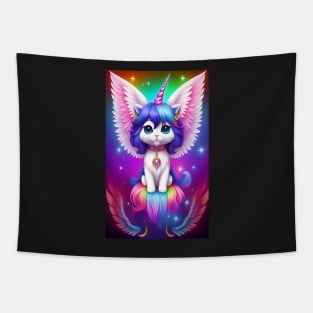 unicorn kitty Tapestry