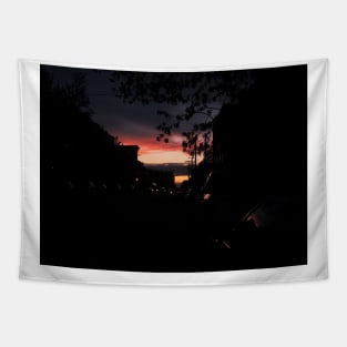 Twilight Street 1 Tapestry