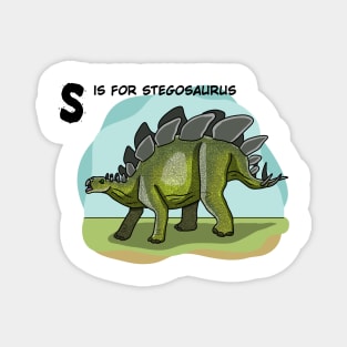 Stegosaurus dinosaur Magnet
