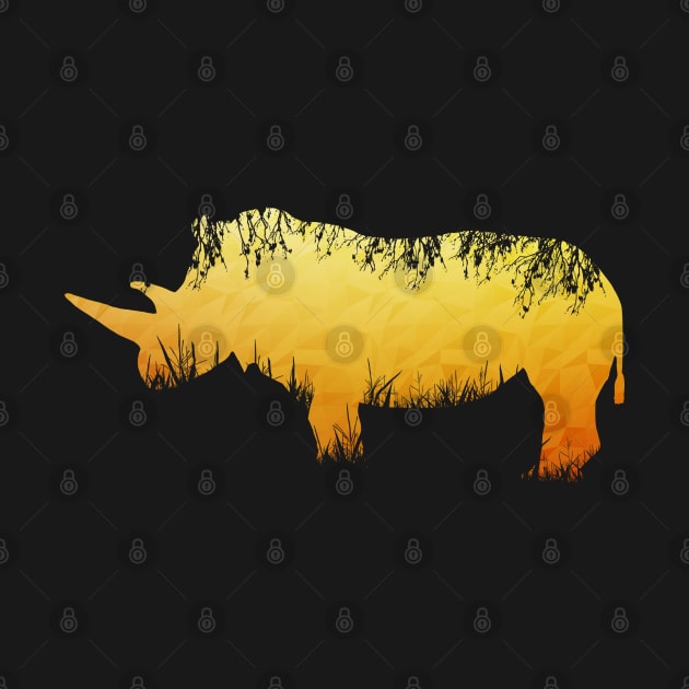 Outdoors - Rhino Savanna by karutees