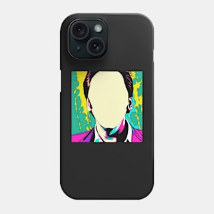 Nicolas Cage stolen face vector art fan works graphic design by ironpalette Phone Case