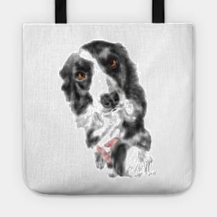 I Want Your Paw Border Collie Tote