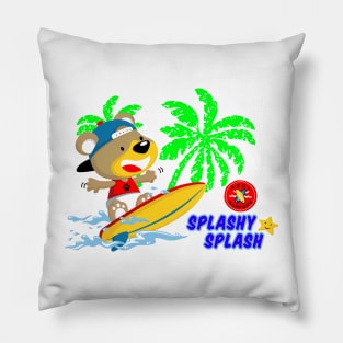 Splashy Splash ABDL PUPPY dog surfing - age play Pillow