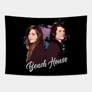 Graphic Art House Music Tapestry