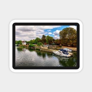 Moored By The Lock At Goring Magnet