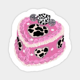 disco cowboy cake Magnet