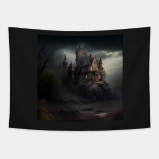 Enchanting Majestic Castle Tapestry