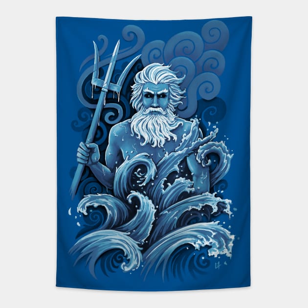 Poseidon Tapestry by c0y0te7