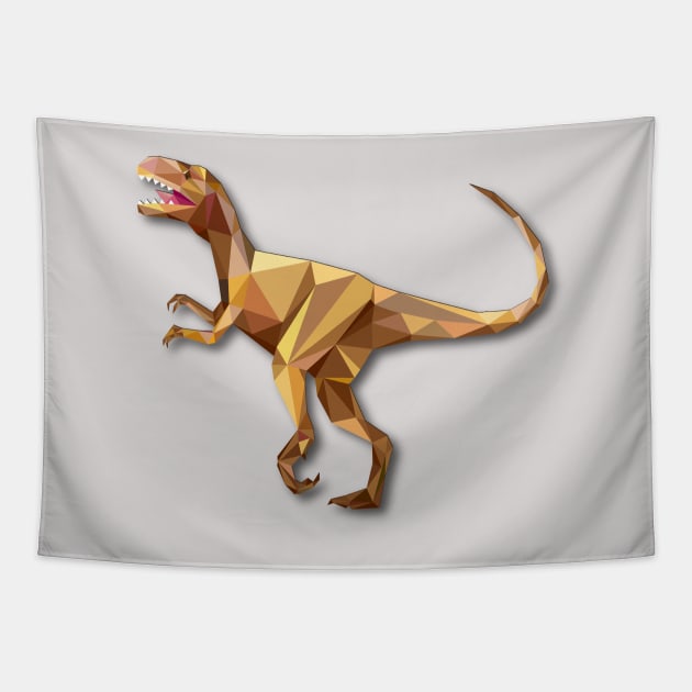 Dinosaur Lowpoly Tapestry by tsign703