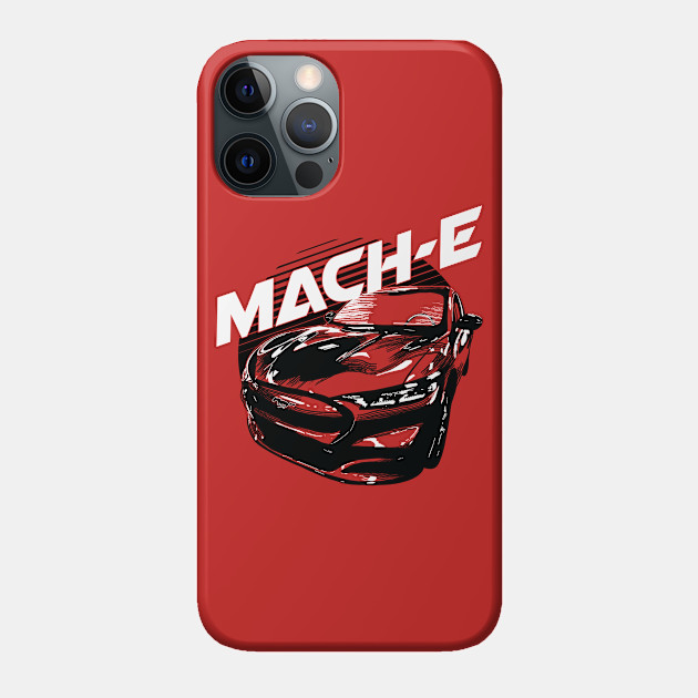 Retro Sun Mustang Mach-E - Mustang Mach E - Phone Case