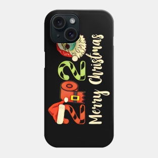 Merry Christmas 2020 Quarantine Christmas Santa Face in Mask Phone Case