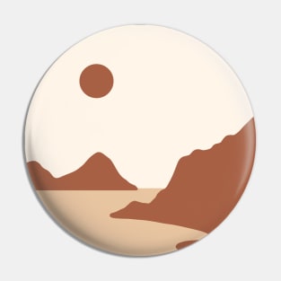 Beach organic sunset minimal Pin