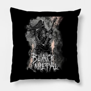 Black metal Pillow