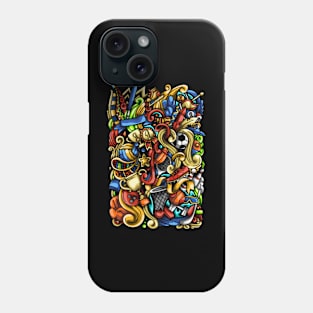 Sport Doodle Illustration Phone Case