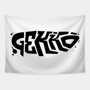 Just Gekko (Black) Tapestry