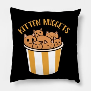 Kawaii Cat inside Box, Funny Chicken Nuggets Cats Pillow