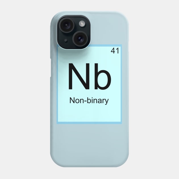 Non-Binary Element Phone Case by Bumblebi