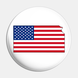 Kansas USA Pin