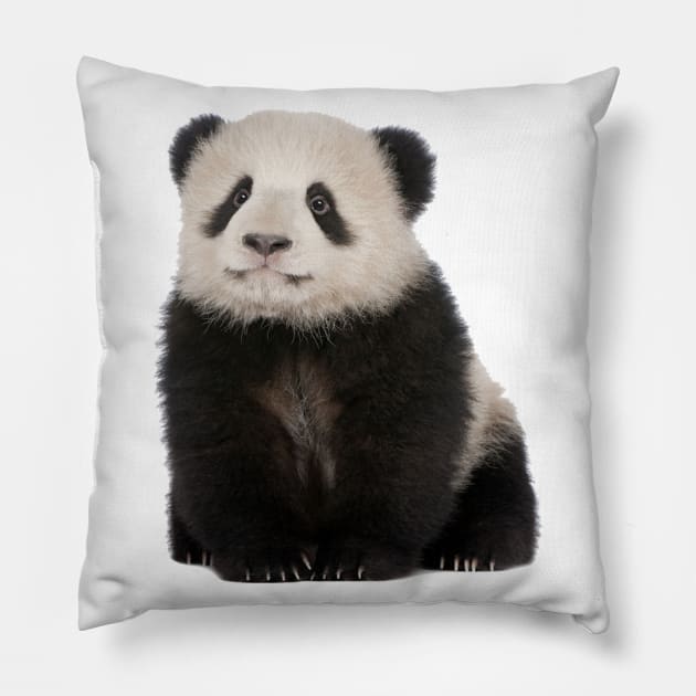 Baby Panda Pillow by MysticTimeline