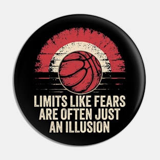 limits like fears are often just an illusion - offensive sports Pin