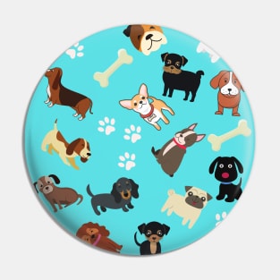 Cute Dog Print Pin