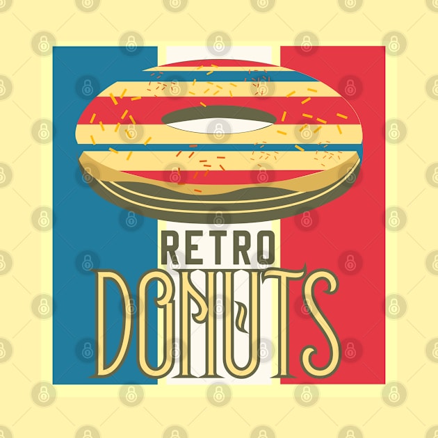 RETRO DONUTS VINTAGE FLAVOR RC04 by HCreatives