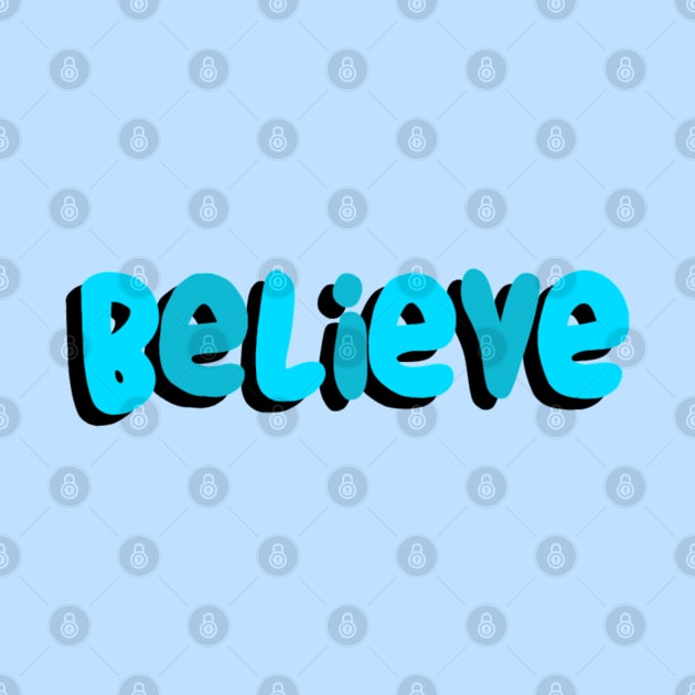 Believe (Blue) by Artmmey