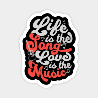 Life And Love Groovy Magnet