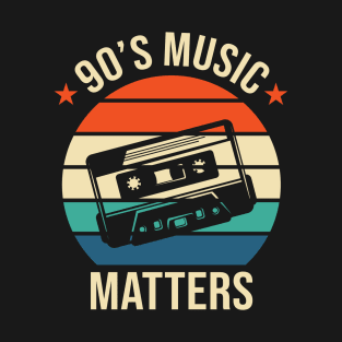 90's Music Matters Cassette tape T-Shirt