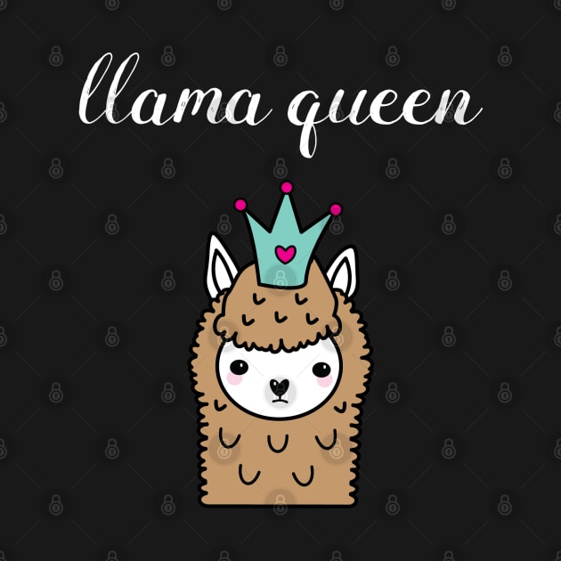 Funny llama quote by Mint Cloud Art Studio