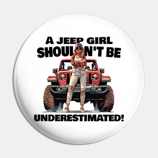 A jeep girl shouldn't be underestimated! Pin