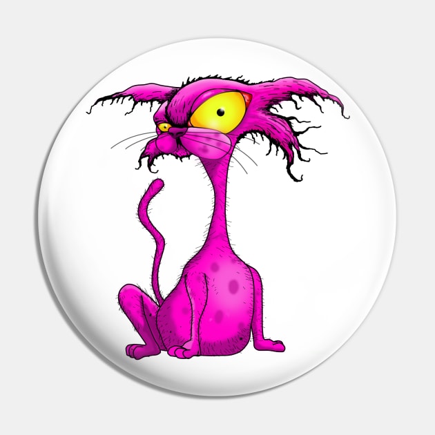 Angry Cat Pin by harmount