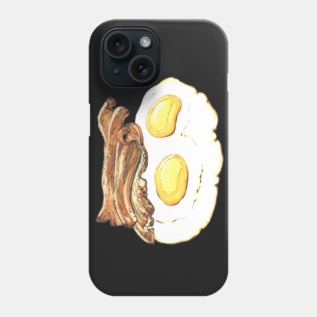 Bacon & Eggs Phone Case by LittleAmyLiz